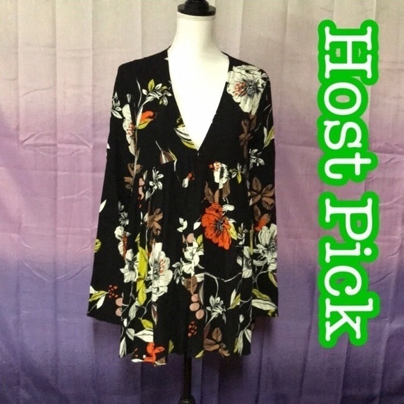 ✅13X Host Pick✅ Free People Bella Printed Tunic, XS - Picture 1 of 6